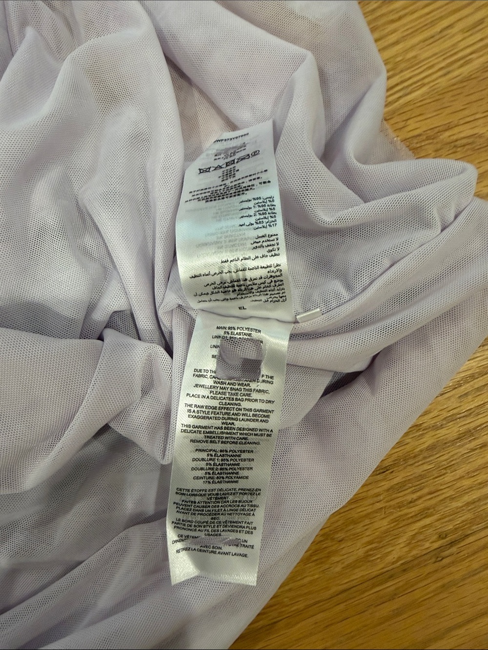 🔥CLEARANCE🔥NWOT Self-Portrait Lavender Polka-Dot Midi Dress with Belt, Size US 2 - Picture 13 of 13